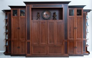 Custom Wood Entertainment Center