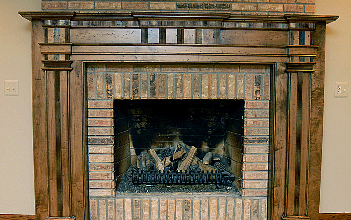 Wood Fireplace Mantles